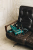"WINGS" SMALL BLACK NICKEL SHOULDER BAG