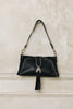 "I AM LOVE" BLACK NICKEL SHOULDER BAG