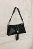 "I AM LOVE" BLACK NICKEL SHOULDER BAG
