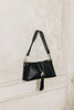 "I AM LOVE" BLACK NICKEL SHOULDER BAG