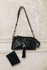 "I AM LOVE" BLACK NICKEL SHOULDER BAG