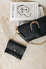 "MOVING ON" BLACK GOLD SHOULDER BAG