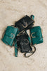 "MOVING ON" BLACK GOLD SHOULDER BAG