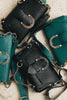 "MOVING ON" BLACK GOLD SHOULDER BAG