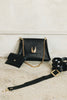 "WINGS" BLACK GOLD SHOULDER BAG