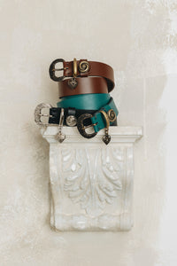 "LOVE CHANGES" BROWN BRONZE BELT