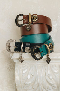 "LOVE CHANGES" BROWN BRONZE BELT