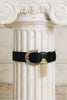 "RAIN" BLACK GOLD BELT
