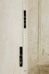 "GUIDING LIGHT" BLACK GOLD BELT