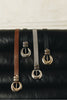 "DOUBLE VISION" BLACK GOLD BELT