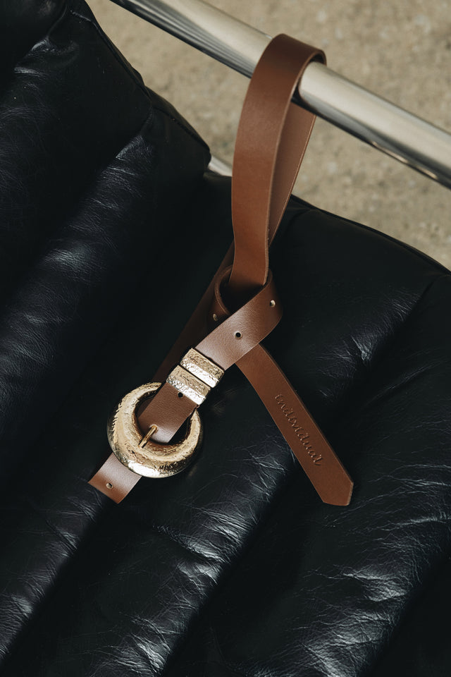 "DOUBLE VISION" TABAC GOLD BELT