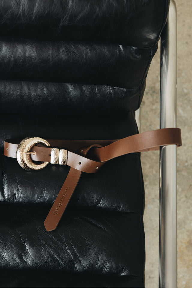 "DOUBLE VISION" TABAC GOLD BELT