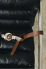 "DOUBLE VISION" TABAC GOLD BELT