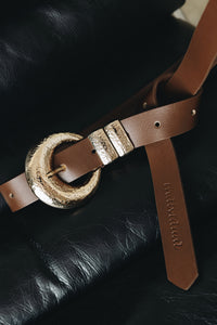 "DOUBLE VISION" TABAC GOLD BELT