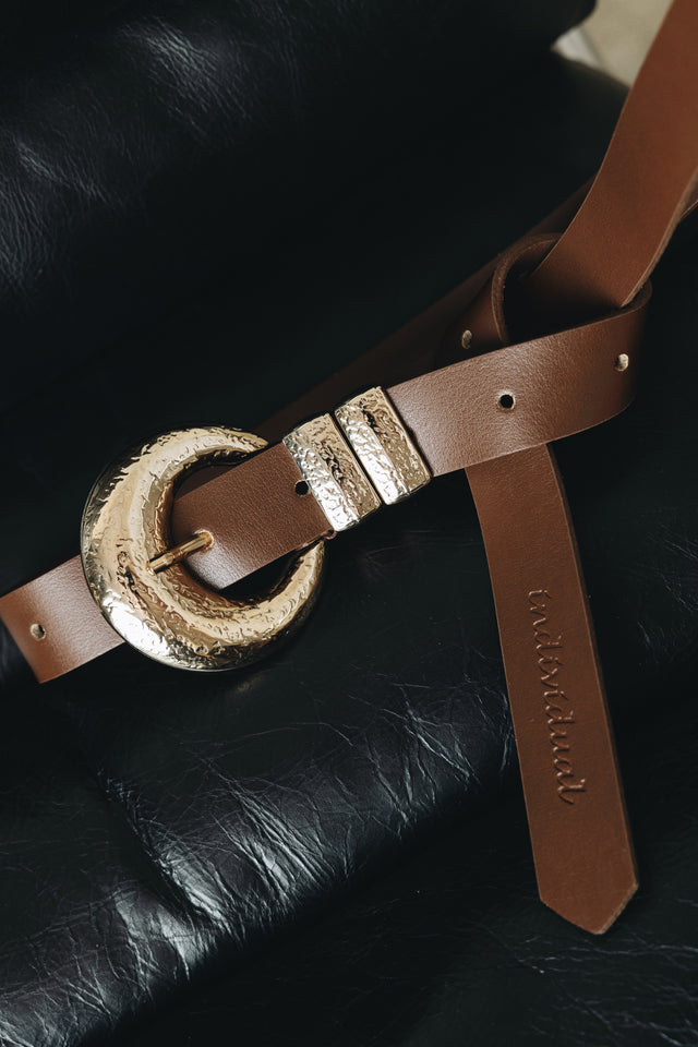 "DOUBLE VISION" TABAC GOLD BELT