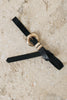"DOUBLE VISION" BLACK GOLD BELT
