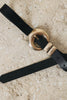 "DOUBLE VISION" BLACK GOLD BELT