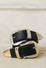 "AMANDA" BLACK GOLD BELT