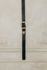 "AMANDA" BLACK GOLD BELT