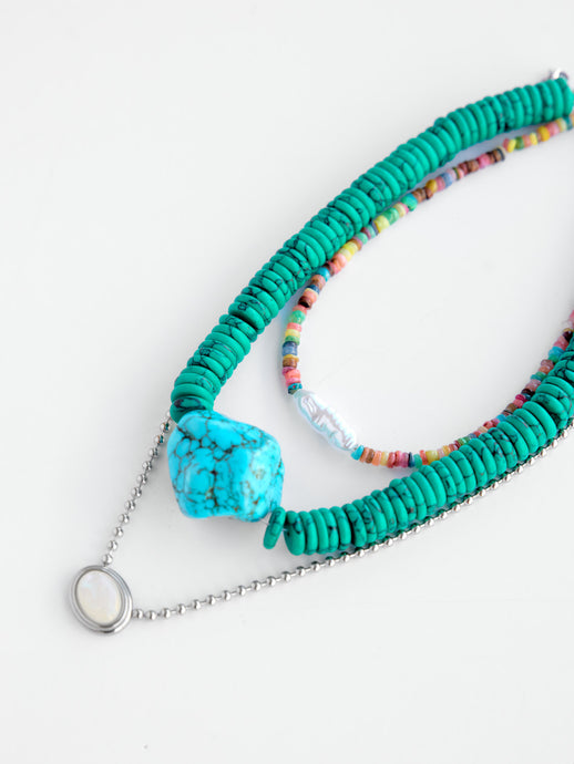 SEAPOP NECKLACE(SET OF 3 PIECES)