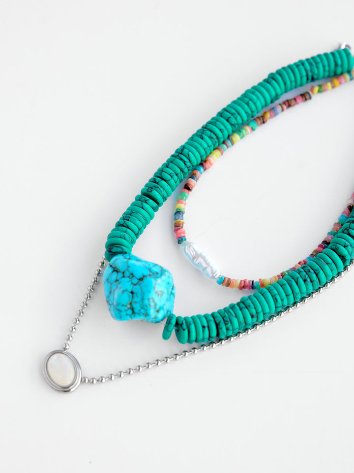 SEAPOP NECKLACE(SET OF 3 PIECES)
