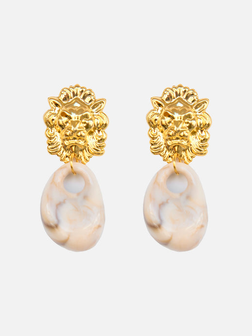 AMANI EARRINGS (BEIGE)