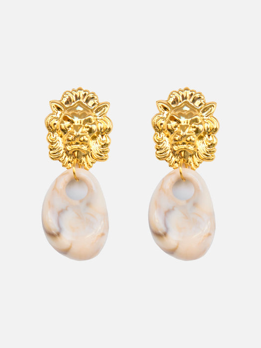 AMANI EARRINGS (BEIGE)