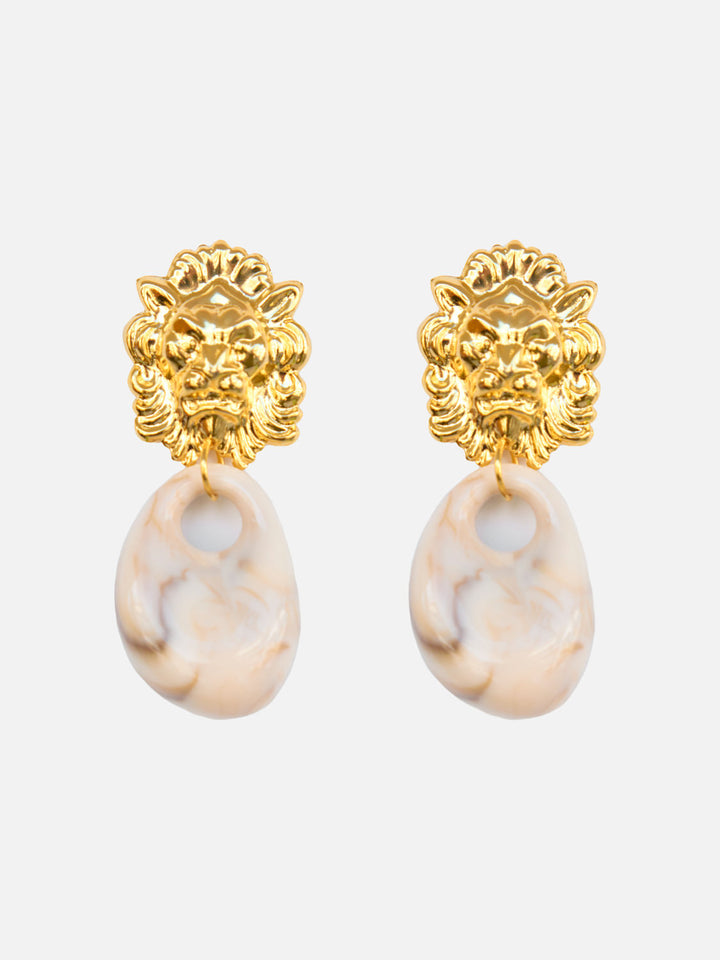 AMANI EARRINGS (BEIGE)