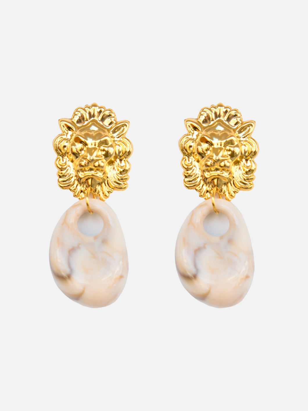 AMANI EARRINGS (BEIGE)