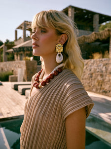 AMANI EARRINGS (BEIGE)