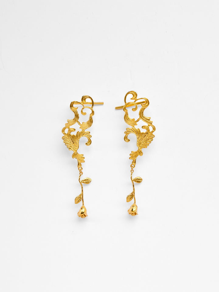 CALLA LILLY EARRINGS (gold)
