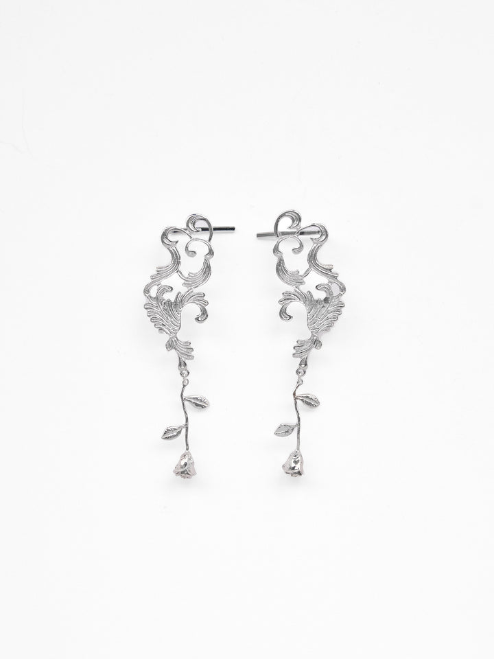 CALLA LILLY EARRINGS (silver)