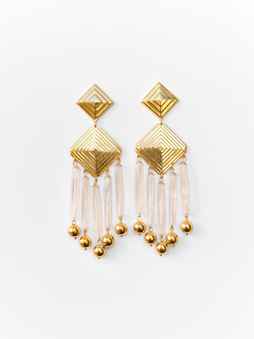 CHANDELIER EARRINGS (gold)