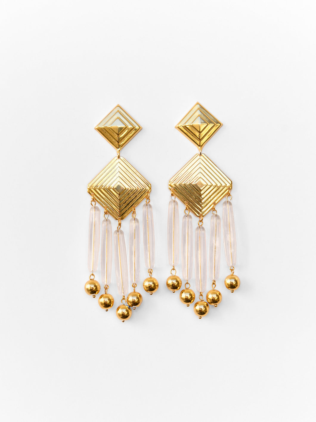CHANDELIER EARRINGS (gold)