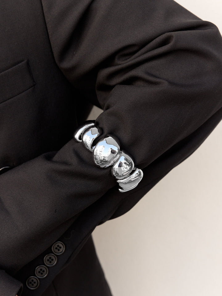 RIBBON BRACELET (silver)