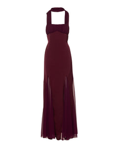 GABRIELLE DRESS | BURGUNDY