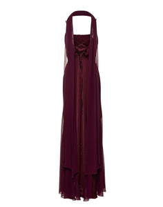 GABRIELLE DRESS | BURGUNDY