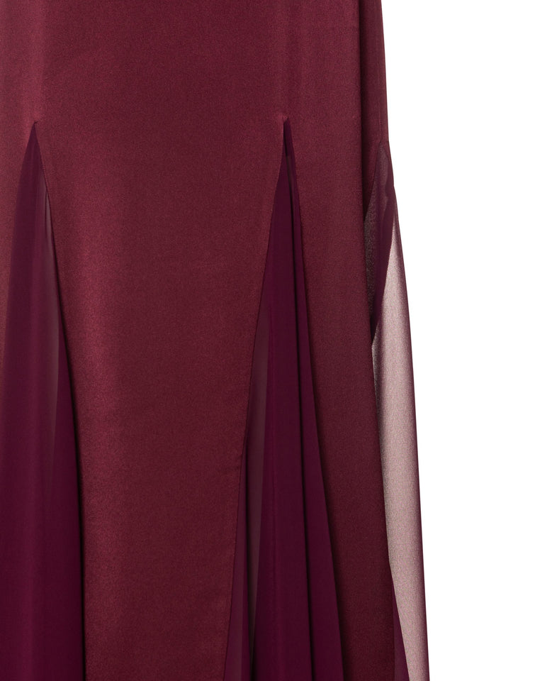 GABRIELLE DRESS | BURGUNDY