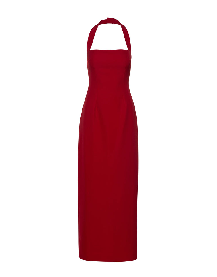 ALBA DRESS | CHERRY RED