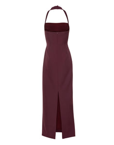 ALBA DRESS | BURGUNDY