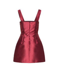 VASILIKI MINI DRESS | VINTAGE RED