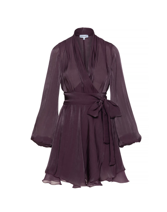 SAVINA DRESS | BURGUNDY