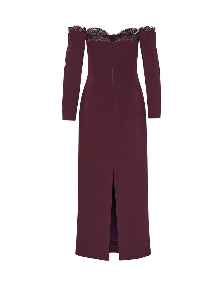 DOROTHY DRESS | BURGUNDY