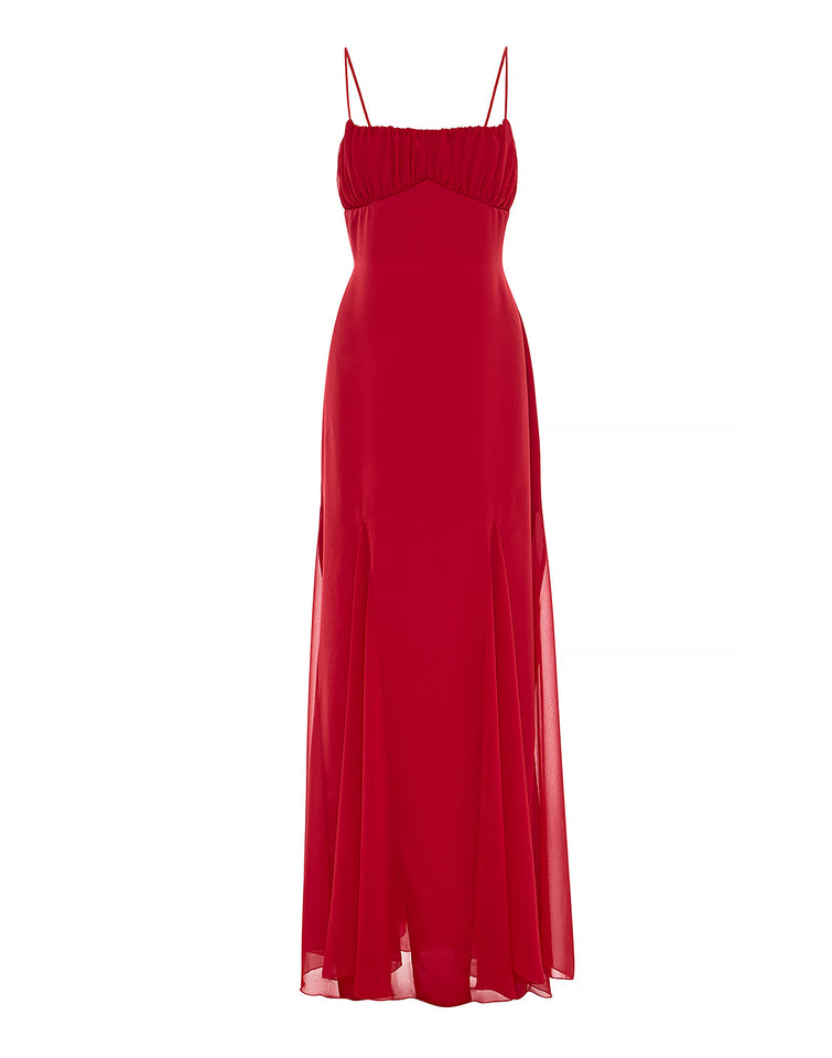 GABRIELLE DRESS | PASSION RED