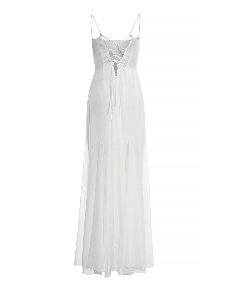 GABRIELLE DRESS | OFF WHITE