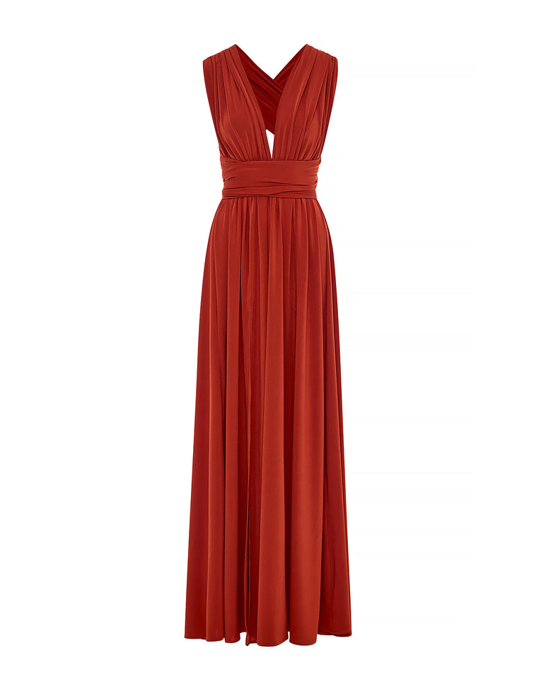 BEATRICE DRESS TERRACOTTA