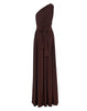MARGOT DRESS ROYAL BROWN