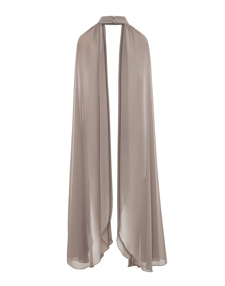 TURTLENECK CAPE | GREIGE