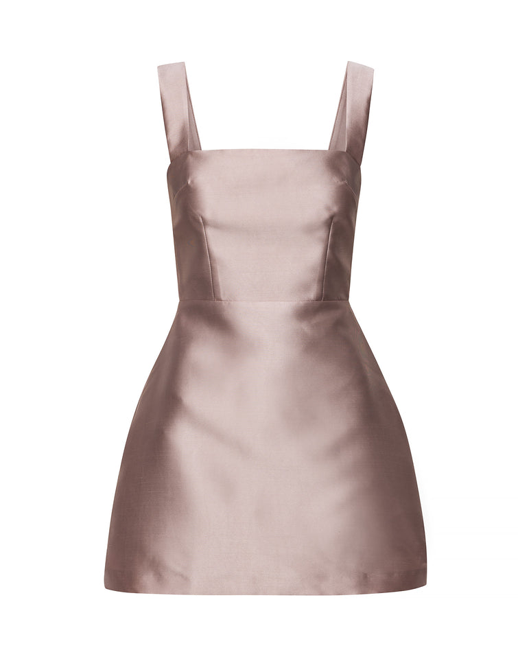 VASILIKI MINI DRESS POWDER PINK