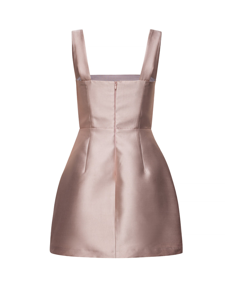 VASILIKI MINI DRESS POWDER PINK